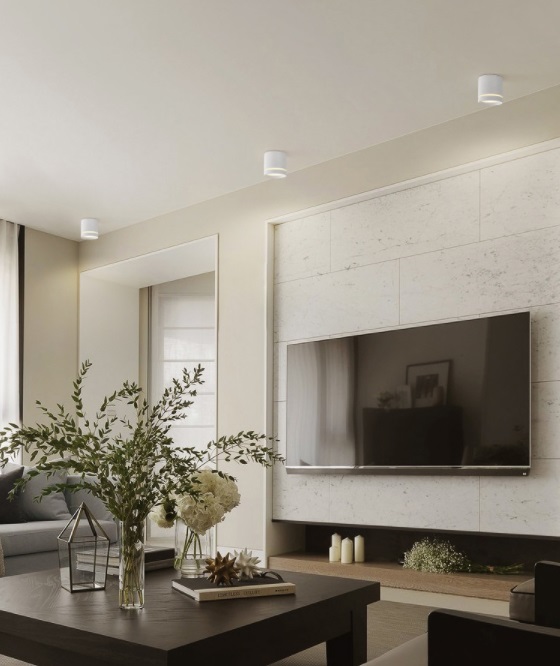 *** Светильник Elegant SPF-10251 WHITE/БЕЛЫЙ ` D85/H85/1/LED/12W 5000-5500K SPF13/SPF22-04 (1/50)