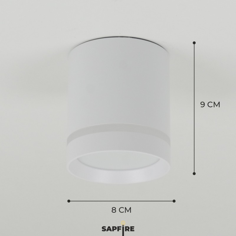 *** Светильник Elegant SPF-10251 WHITE/БЕЛЫЙ ` D85/H85/1/LED/12W 5000-5500K SPF13/SPF22-04 (1/50)