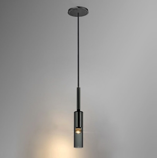 Светильник подвесной ElegantLight DZN-51418 ЧЕРНЫЙ ` D70/H420+1500/1/E14/40W 25-07