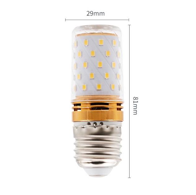 Лампа светодиодная прозрачная YY-9003 12W-4000K-E27, D29*81mm 660lm 85-265V DIAMOND SPF24-12 (1/100)