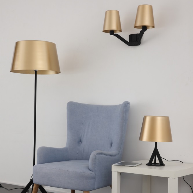 Светильник DZN-13667 ЧЕРНЫЙ + БРОНЗА ` D500/H300/2/E14/40W MUSSO