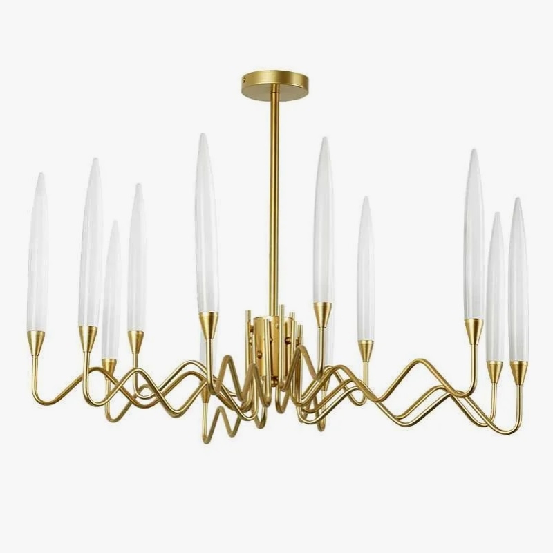 Светильник DZN-13677 ЗОЛОТО ` D600/H420+1000/12/LED/24W/4000K CANDLELIGHT