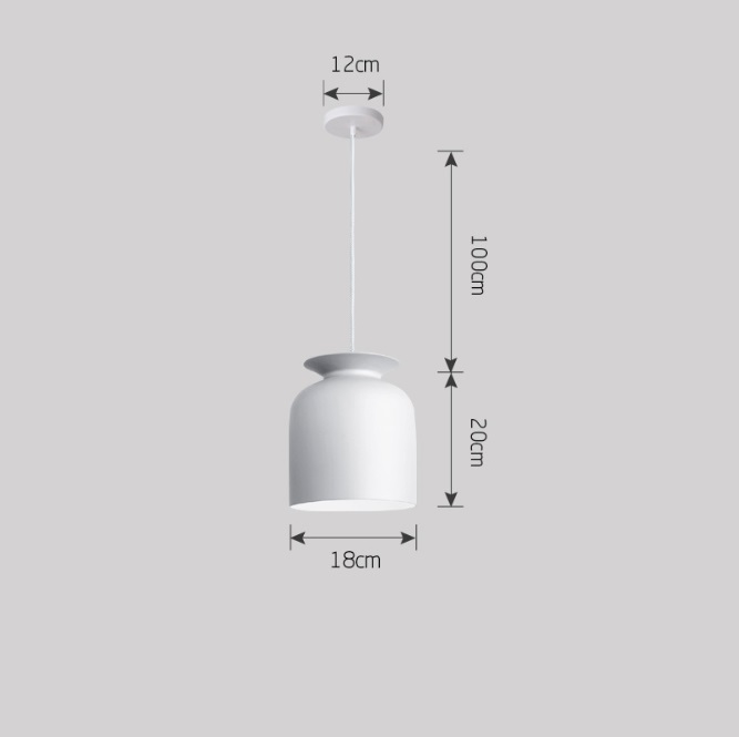 Светильник DZN-13695 БЕЛЫЙ ` D180/H220+1500/1/E27/40W