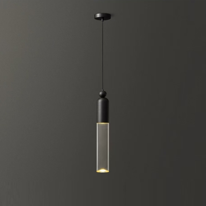 Светильник DZN-13704 ЧЕРНЫЙ ` D100/H470+1200/1/LED/5W/4000K GELIS