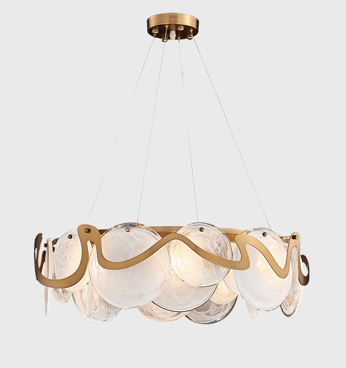 Светильник DZN1-5-55 БРОНЗА ` D600*250/H1200/9/E14/40W