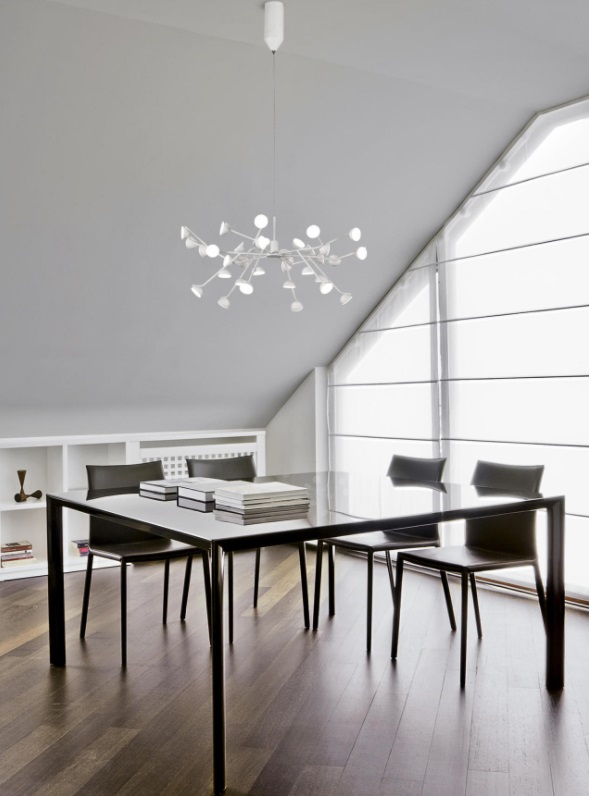 Светильник DZN-33215 БЕЛЫЙ ` D880/H600/45/LED/90W/4500K SAKURA