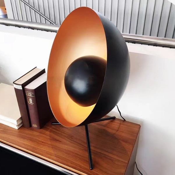 Светильник DZN-10329 ЧЕРНЫЙ+ЗОЛОТО ` D300/H350/1/LED/10W/3000K