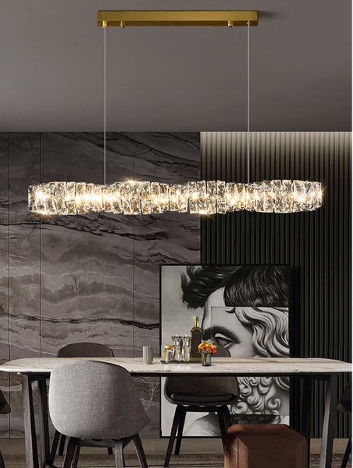 Светильник DZN-13713 ЗОЛОТО` D1000*120/H2000/1/LED/48W/4000K POORE