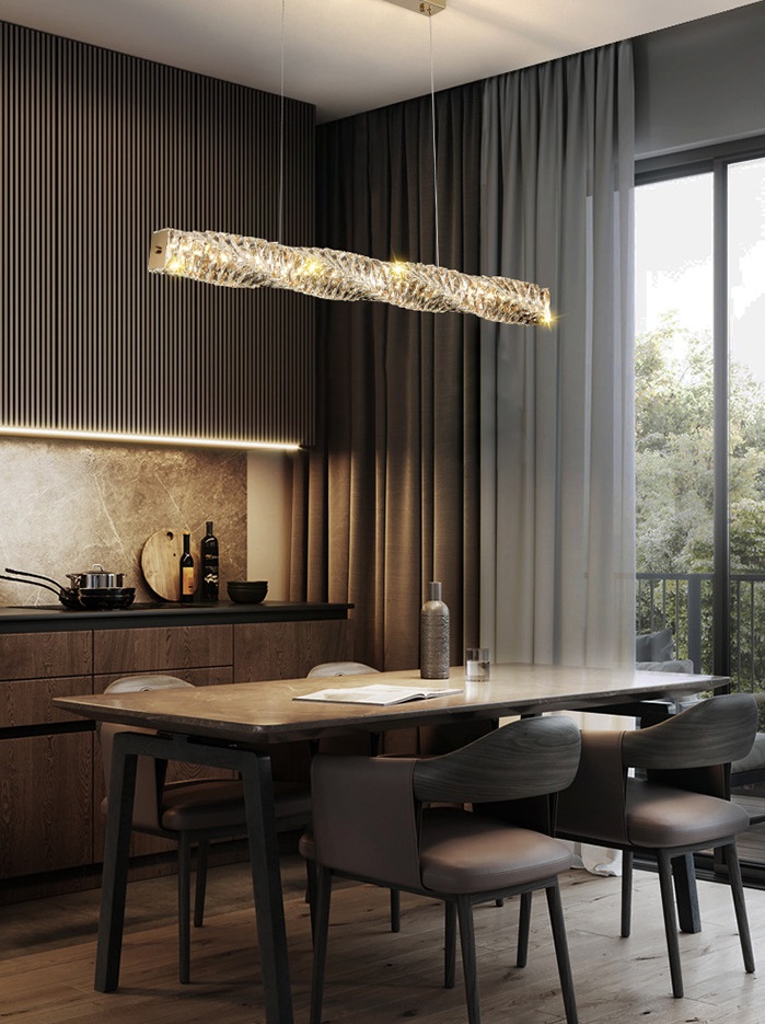 Светильник DZN-13713 ЗОЛОТО` D1000*120/H2000/1/LED/48W/4000K POORE