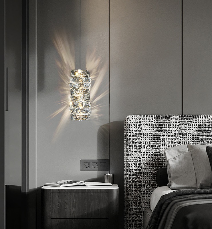 Светильник DZN-13719 РОМ ` D120*120/H270+1500/1/LED/12W/4000K POORE