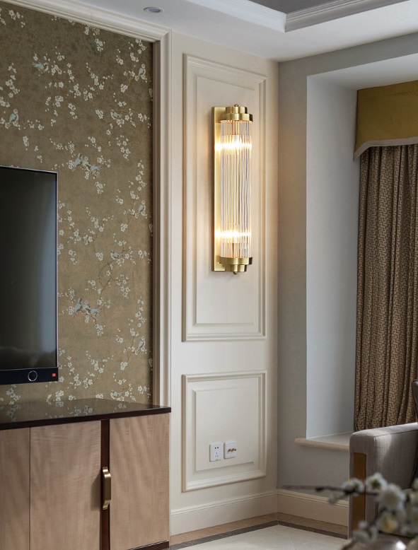 Светильник DZN1-7-33 МАТОВОЕ ЗОЛОТО ` D600*120/H120/2/E14/40W