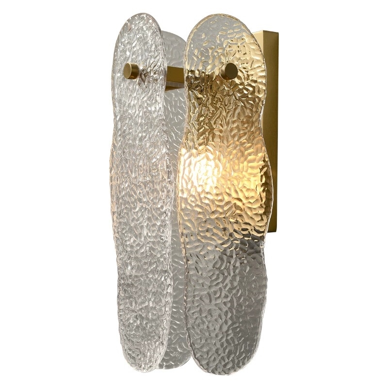 Светильник DZN-13802 ЗОЛОТАЯ БРОНЗА ` D140/H350/1/E14/40W высококачественное стекло ручной рабо