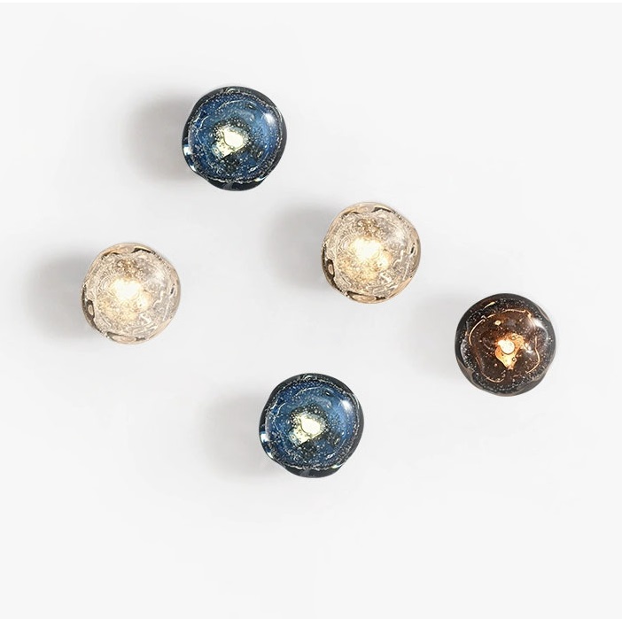 СветильникDZN-13808 ЧЕРНЫЙ + ПРОЗРАЧНЫЙ ` D140/H100/1/LED/3W/3000K MYSTERY