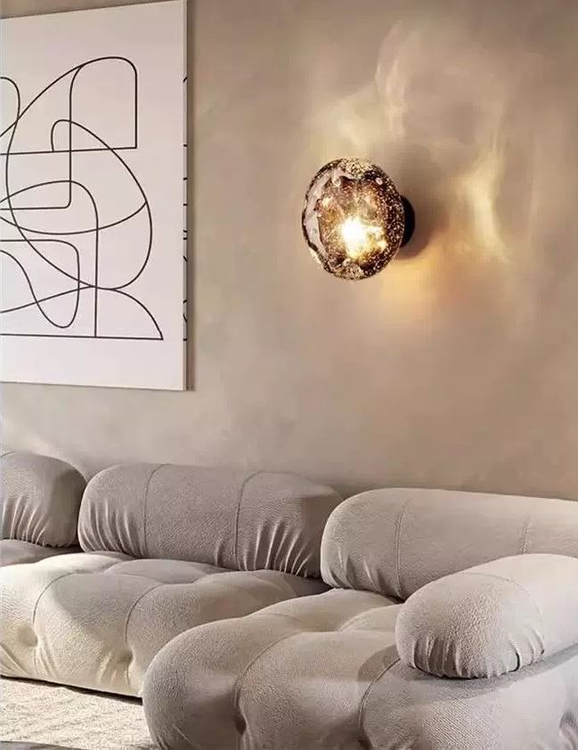 СветильникDZN-13810 ЧЕРНЫЙ + КОРИЧНЕВЫЙ ` D140/H100/1/LED/3W/3000K MYSTERY