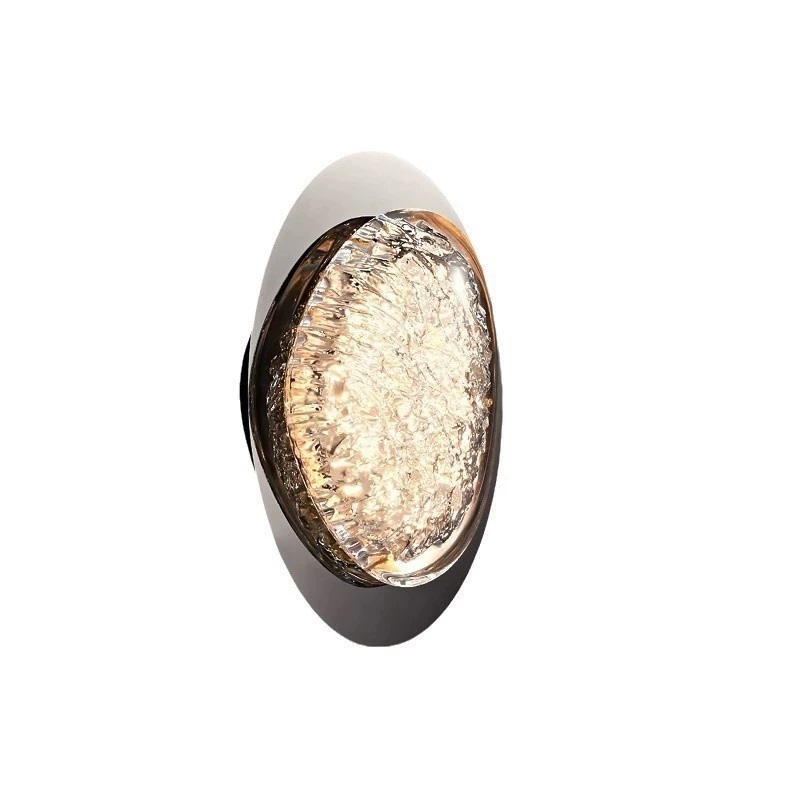 Светильник DZN-13828 РОМ + ПРОЗРАЧНЫЙ ` D160/H250/1/LED/8W/4500K EVIAN LONG 25-04