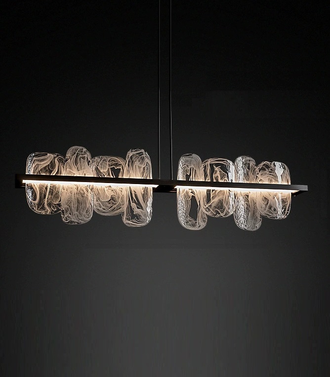 Светильник DZN-13833 ЧЕРНЫЙ ` D1300*135/H280+450/1/LED/40W/3000K