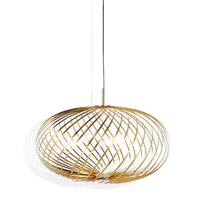 Светильник DZN-44751 ЗОЛОТО ` D790/H3000/2/LED/3000K SPRING PENDANT by Tom Dixon