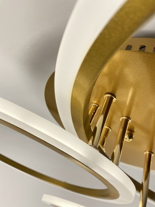 Светильник SPF-37458 GOLD/ЗОЛОТО ` LED D250+320+390/H160/3/LED/90W DIMMER ПДУ2.4 SPF22-02 (1 из 8шт)