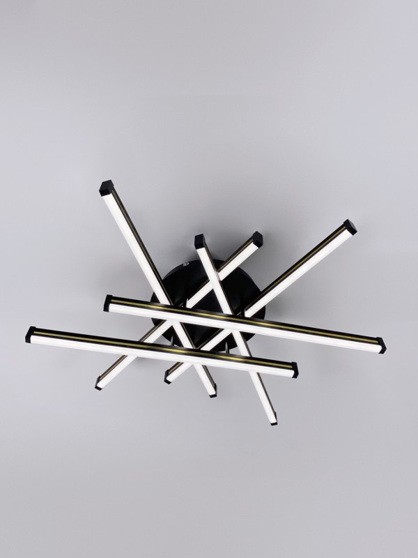 Светильник А101/600 BLACK/ЧЕРНЫЙ ` D600/H110/6/LED/112W 2.4G PICK SPF24-03 (1 из 2шт) 24-12