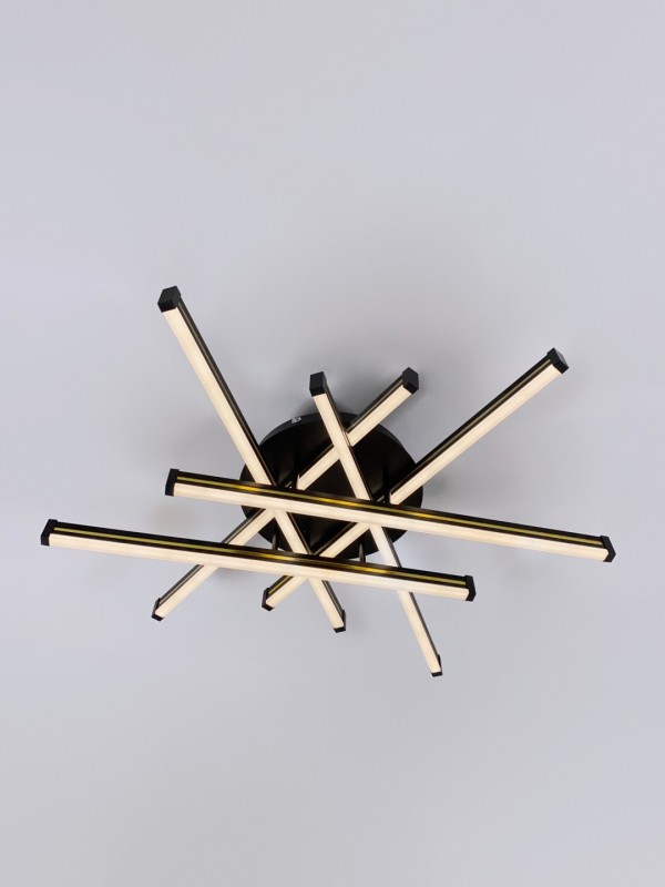 Светильник А101/600 BLACK/ЧЕРНЫЙ ` D600/H110/6/LED/112W 2.4G PICK SPF24-03 (1 из 2шт) 24-12