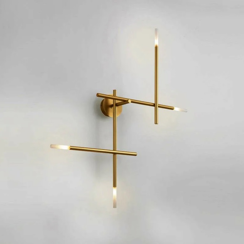 Светильник настенный ElegantLight DZN-4956 БРОНЗА ` D660/H180/4/G4/40W Brush Wall