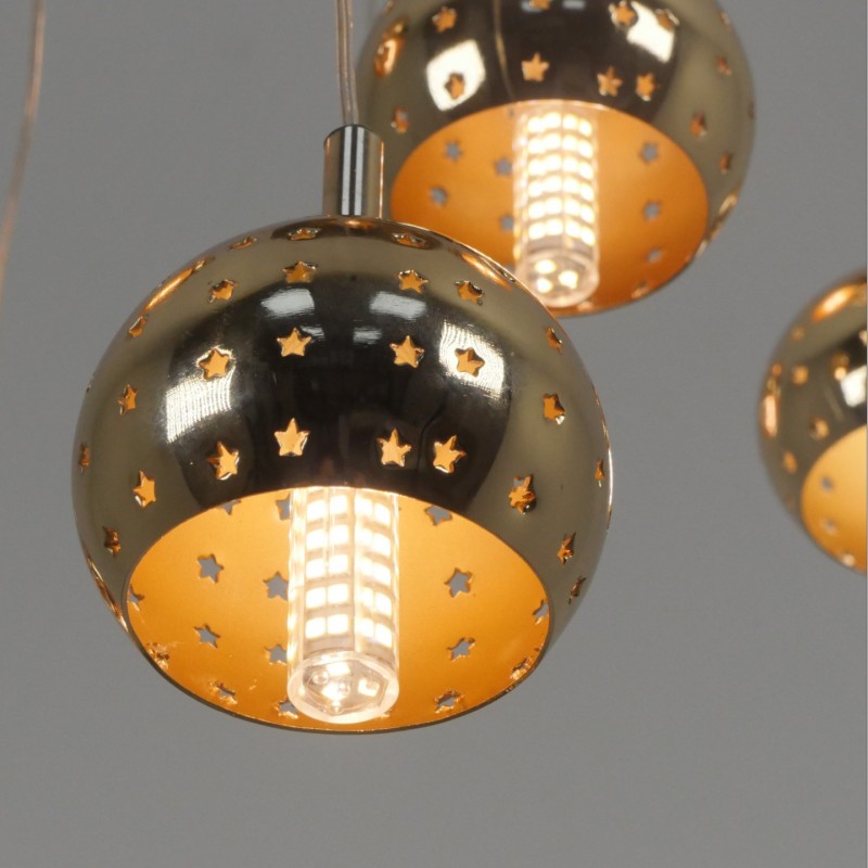 Светильник SPF-12959 ЗОЛОТО ` D350/H2000/10/G9/40W SPFD