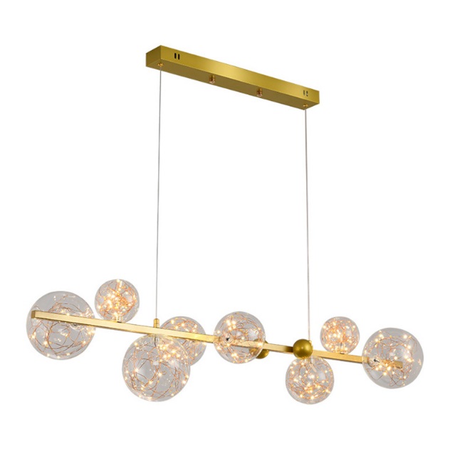 Светильник потолочный ElegantLight DZN-35097 БРОНЗА ` D1100*250/H1200/8/LED/56W CASES 22-12