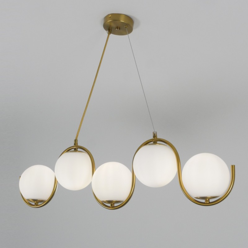 Светильник DZN-21051 БРОНЗА ` D770/H1300/5/E14/40W плафон 120мм JAGNA 23-12