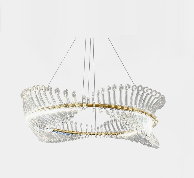 Светильник подвесной ElegantLight DZN-5030 БРОНЗА ` D600/H1500/1/LED/.W/4500K ARISTAEUS 23-01