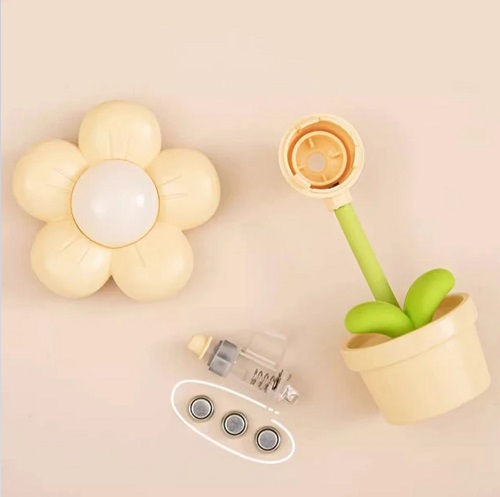 Светильник SPF-13035 ЖЁЛТЫЙ 122*75*45mm FLOWER LAMP (без батареек в комплекте) 24-02