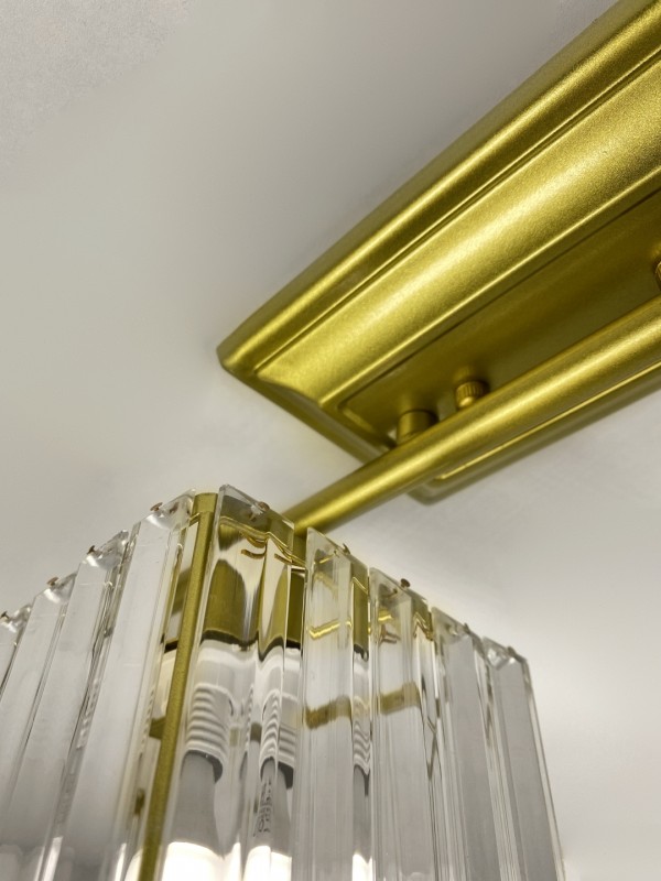 Светильник SPFD-38047 КВАДРАТ TREND GOLD+BRASS/ЗОЛОТО+ЛАТУНЬ ` 840*200*120мм/4/E27/100W без ламп