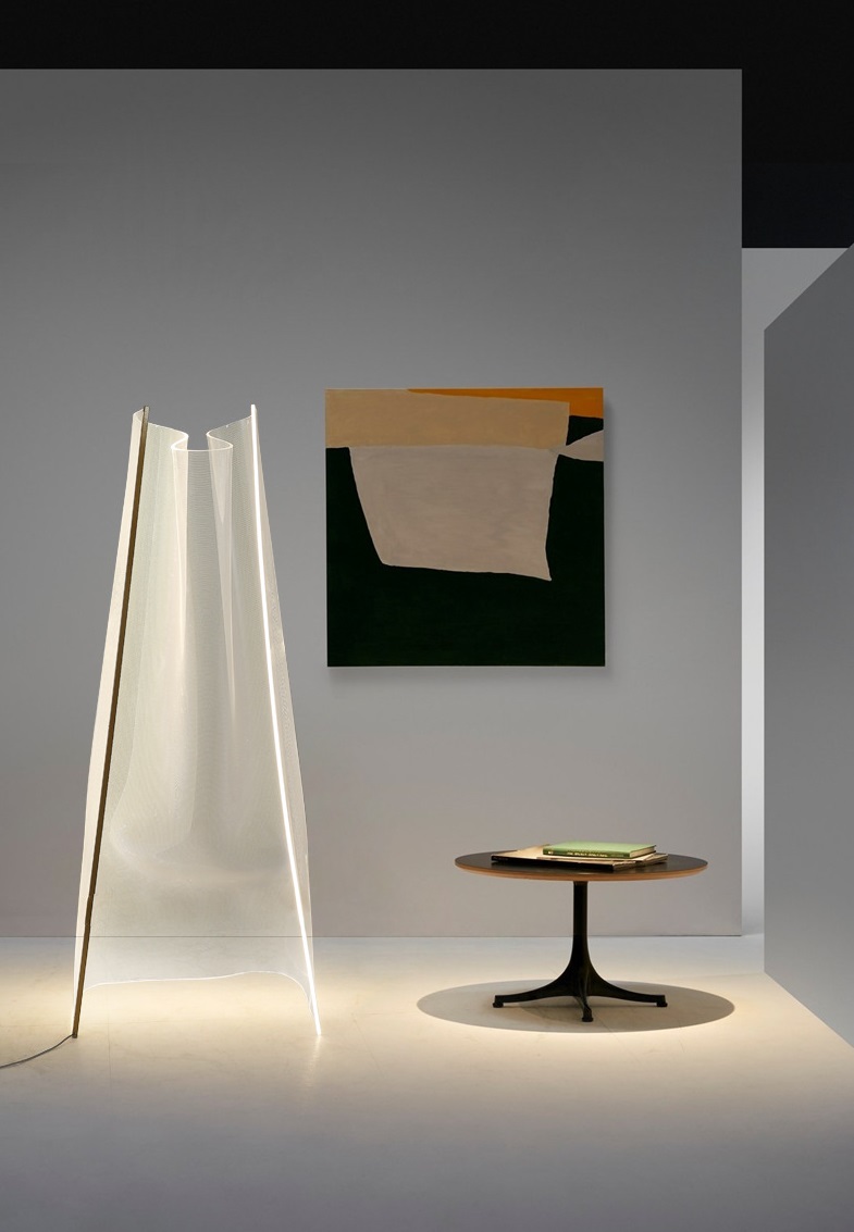 Светильник напольный ElegantLight DZN-13058 ЗОЛОТО D700/H1500/1/LED/4500K SPRAY АКРИЛ С БЛЁСТКАМИ