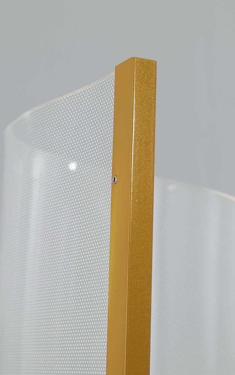 Светильник напольный ElegantLight DZN-13058 ЗОЛОТО D700/H1500/1/LED/4500K SPRAY АКРИЛ С БЛЁСТКАМИ