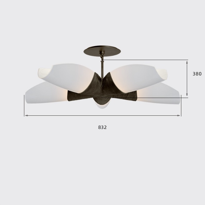 Светильник DZN-13069 ЧЕРНЫЙ ` D830/H380/5/E27/40W UTOPIA