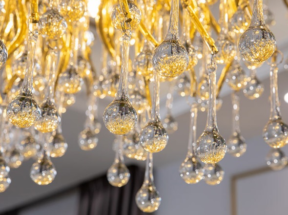 Светильник ElegantLight DZN-8262 GOLD/ЗОЛОТО ` D1800*800/H500/20/G9/10W RAIN 22-10