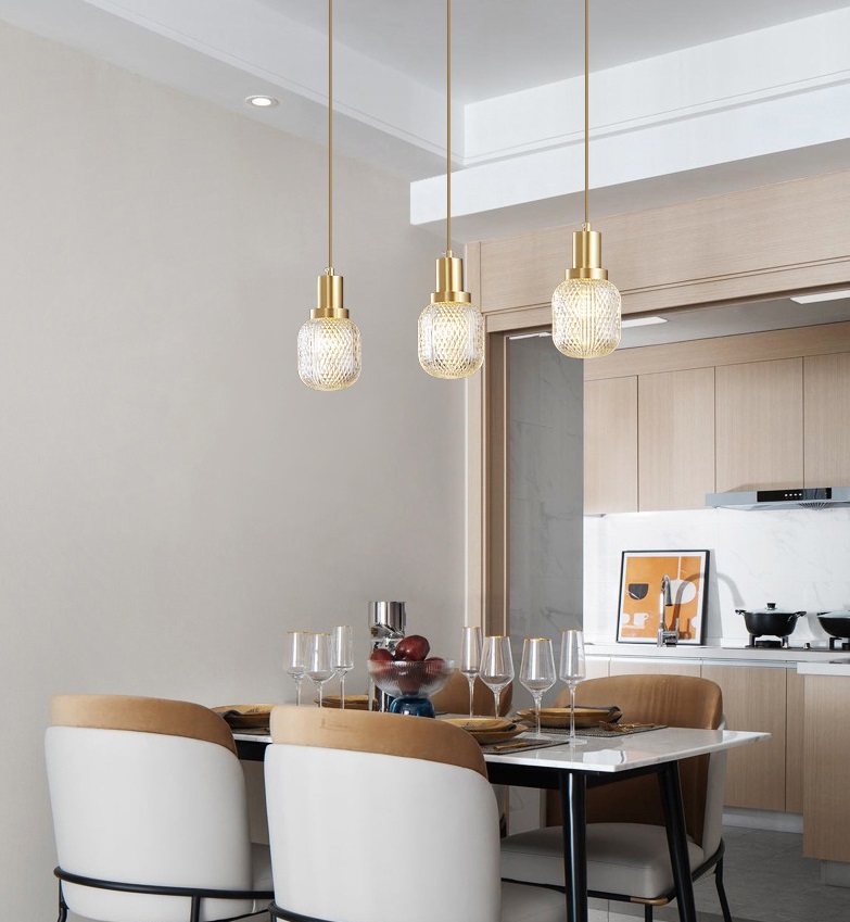 Светильник DZN-13135 БРОНЗА ` D100/H190+1200/1/G9/40W