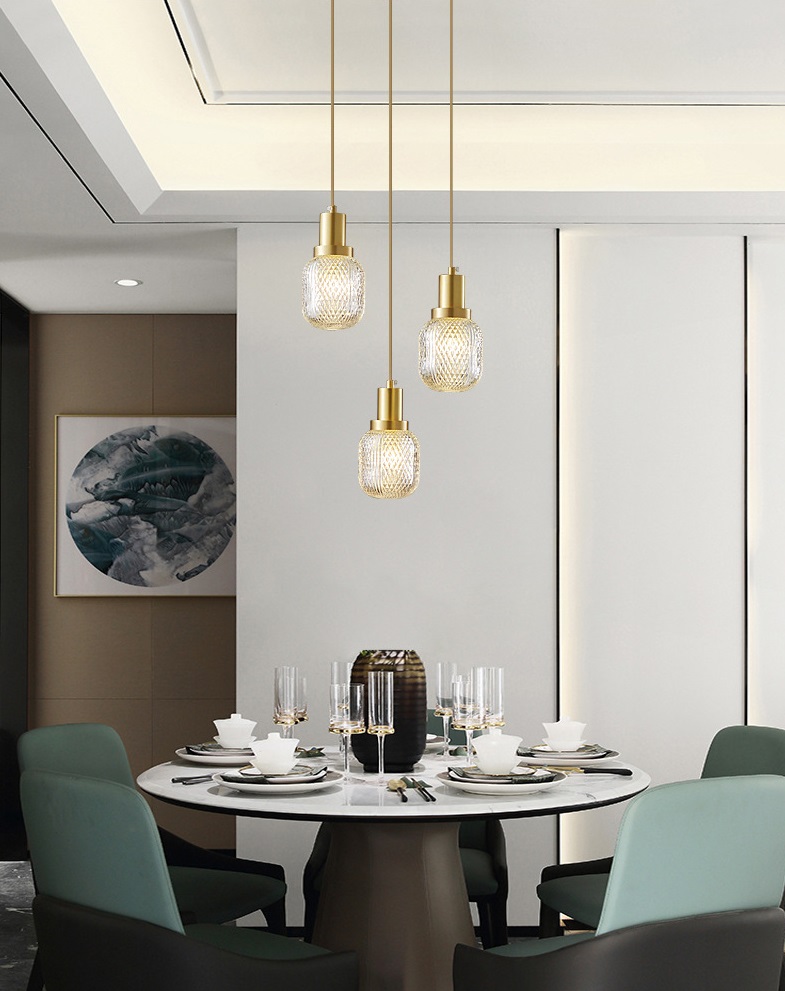 Светильник DZN-13135 БРОНЗА ` D100/H190+1200/1/G9/40W