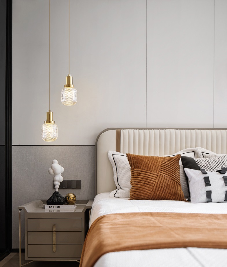 Светильник DZN-13135 БРОНЗА ` D100/H190+1200/1/G9/40W