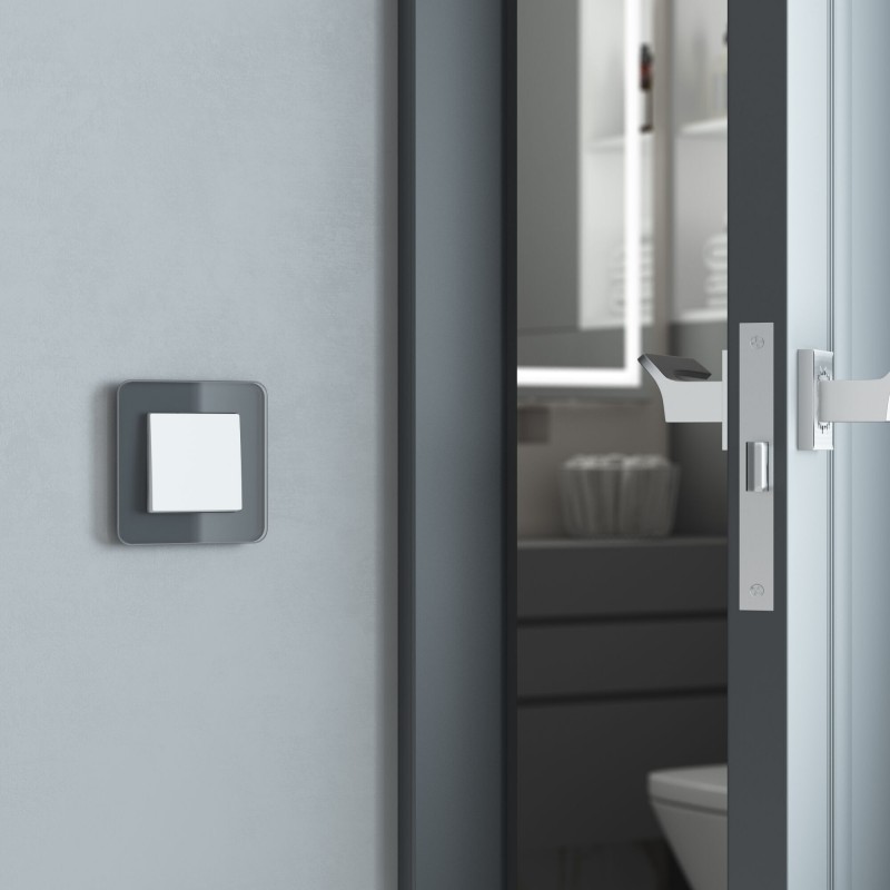 WERKEL Перекрестный переключатель одноклавишный (белый матовый) a062401 W1113061