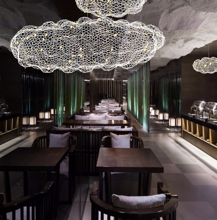 Светильник ElegantLight DZN-8322 СЕРЕБРО ` D1000/H1500/./LED/.W/4500K CLOUD 24-02 (1 из 3шт в коробк