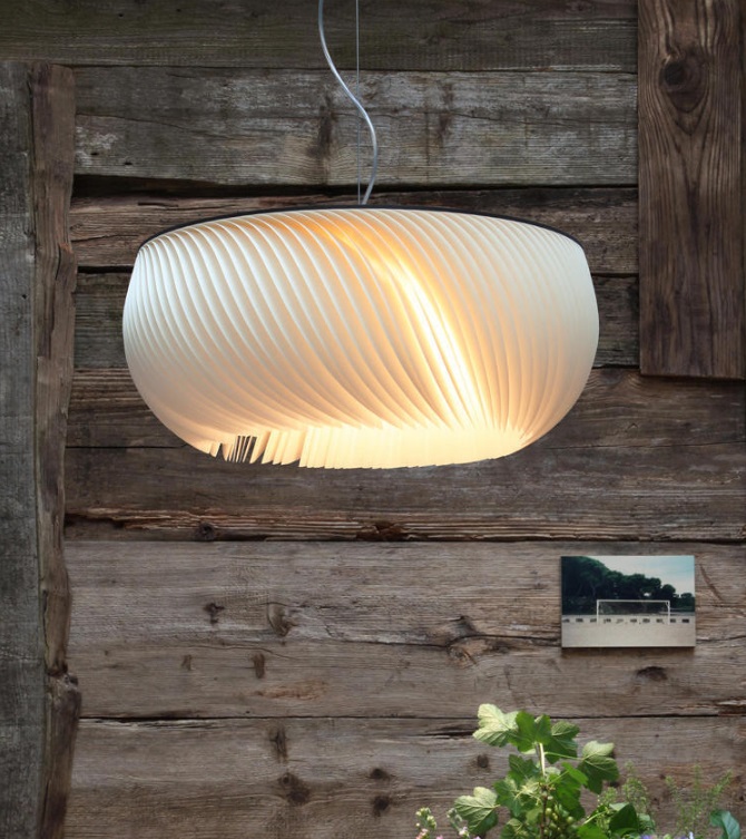 Светильник подвесной ElegantLight DZN-8330 БЕЛЫЙ ` D400/H240/1/E27/60W PAPER 22-12