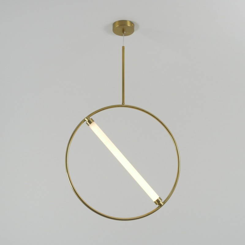 Светильник подвесной ElegantLight DZN-8333 БРОНЗА ` D530/H1500/1/LED/ BRRING 22-12 (2 из 10шт в