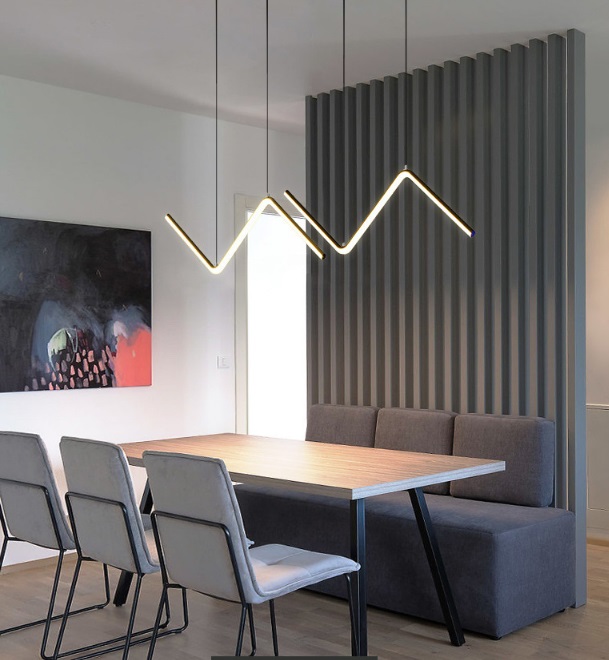 Светильник подвесной ElegantLight DZN-8360 ЧЕРНЫЙ ` D900/H1200/2/LED/./4500K 22-12