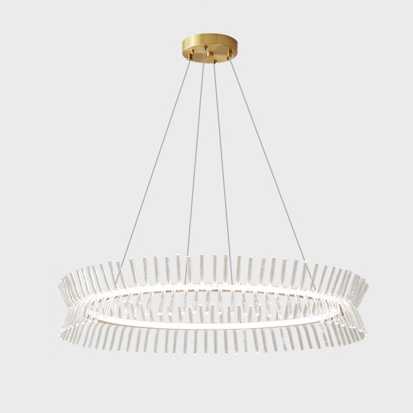 Светильник подвесной ElegantLight DZN-8362 БРОНЗА ` D600/H1200/1/LED/40W 22-12