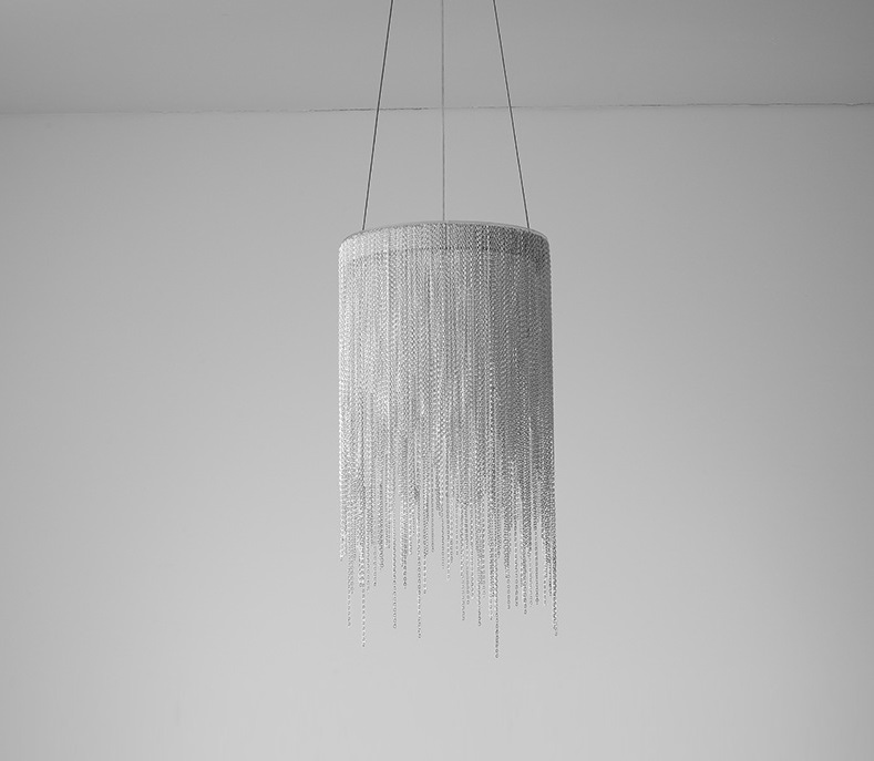 Светильник подвесной SAPFIR SPF-11162 СЕРЕБРО ` D200*335/H1500/1/LED/15W/3000-6500K COVER 24-05