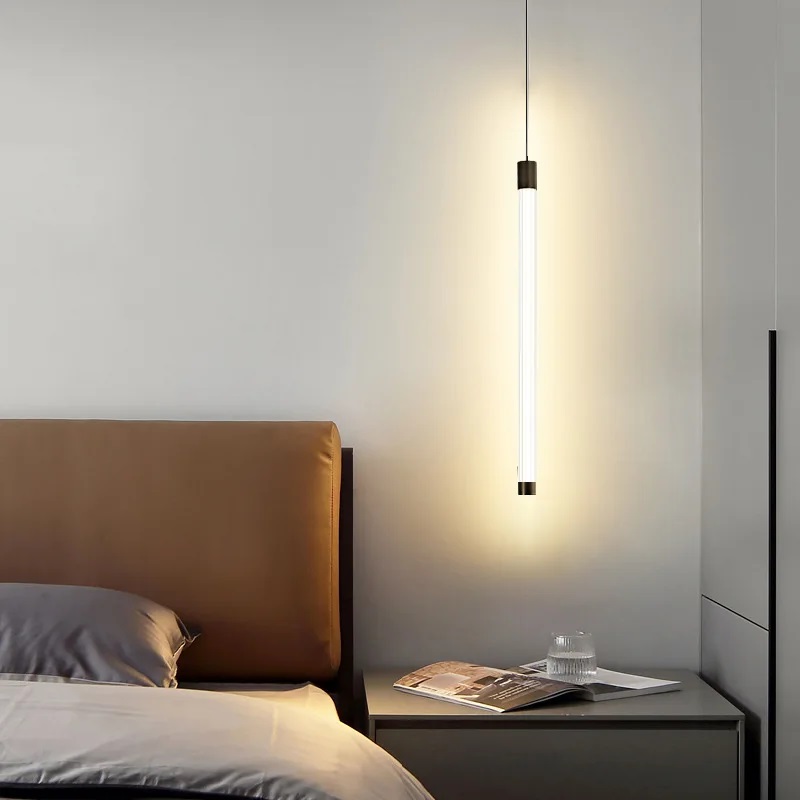 Светильник DZN-11176 ЧЕРНЫЙ ` D25*400/H2500/1/LED/5W/4000K с линейным рисунком CELERY 23-11