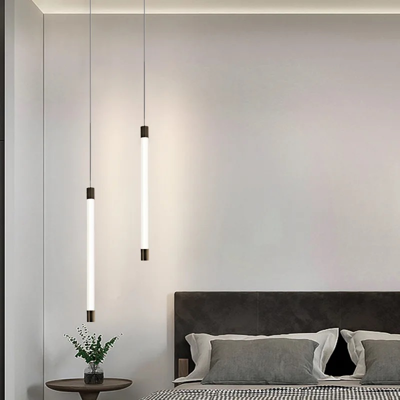 Светильник DZN-11176 ЧЕРНЫЙ ` D25*400/H2500/1/LED/5W/4000K с линейным рисунком CELERY 23-11