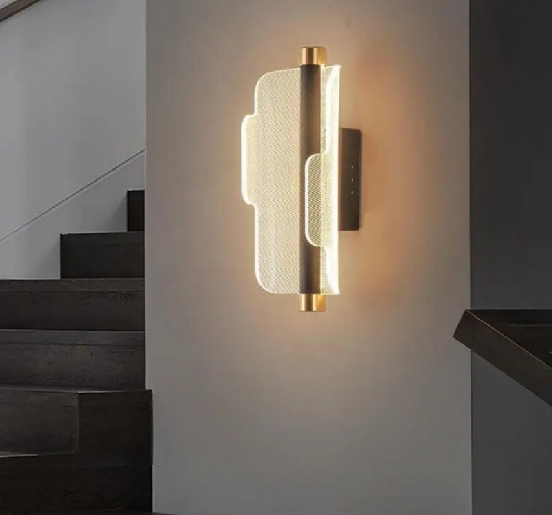 Светильник настенный светодиодный ElegantLight DZN-11185 ЧЕРНЫЙ ` D310/H100/1/LED/6W/2800-6500K