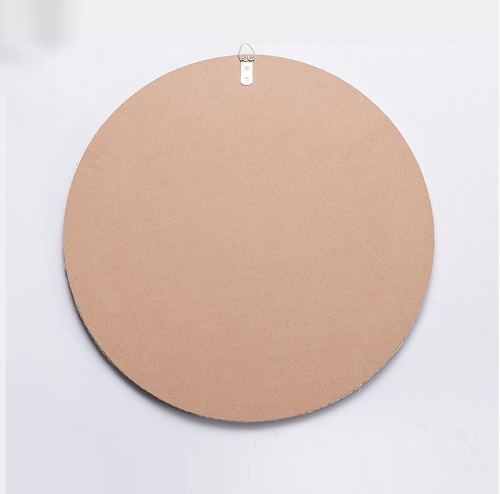 Зеркало декоративное из соломенной веревки круглое D380(300)/H30 SPF-13192