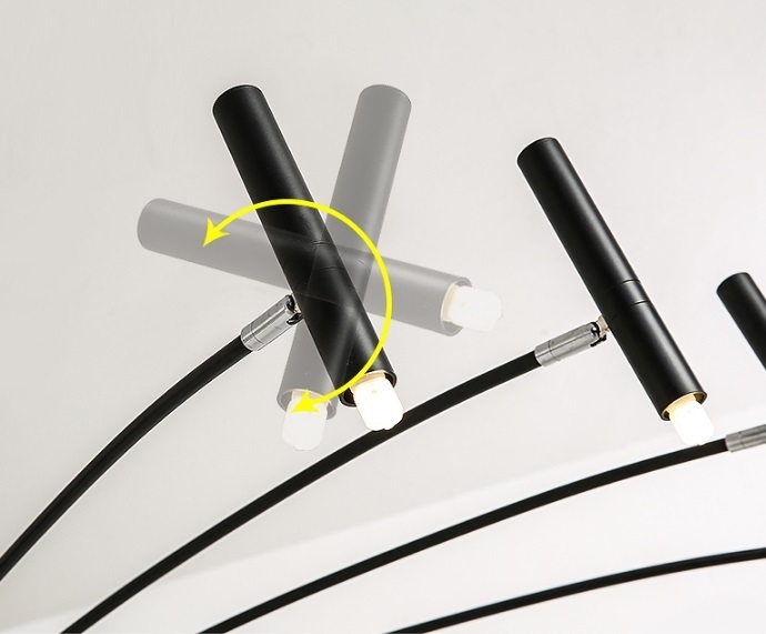 Светильник DZN-13199 ЧЕРНЫЙ ` D1000/H600/12/G9/40W без ламп ADAMS